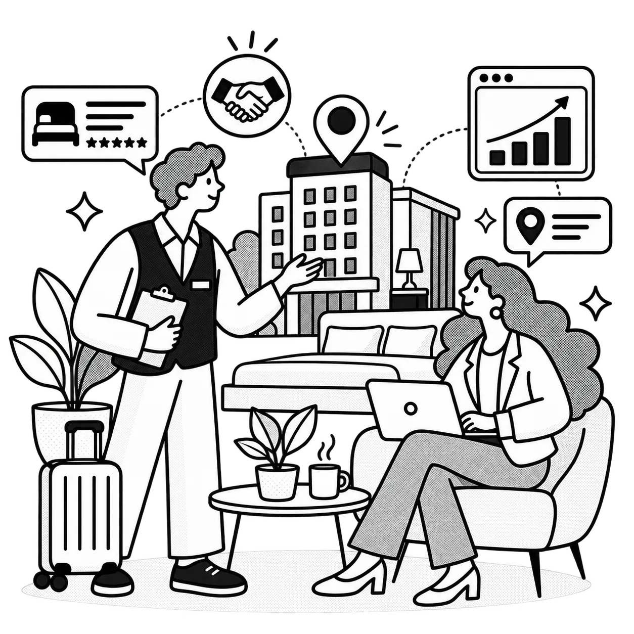 Illustration of a distributed-workforce programme example
