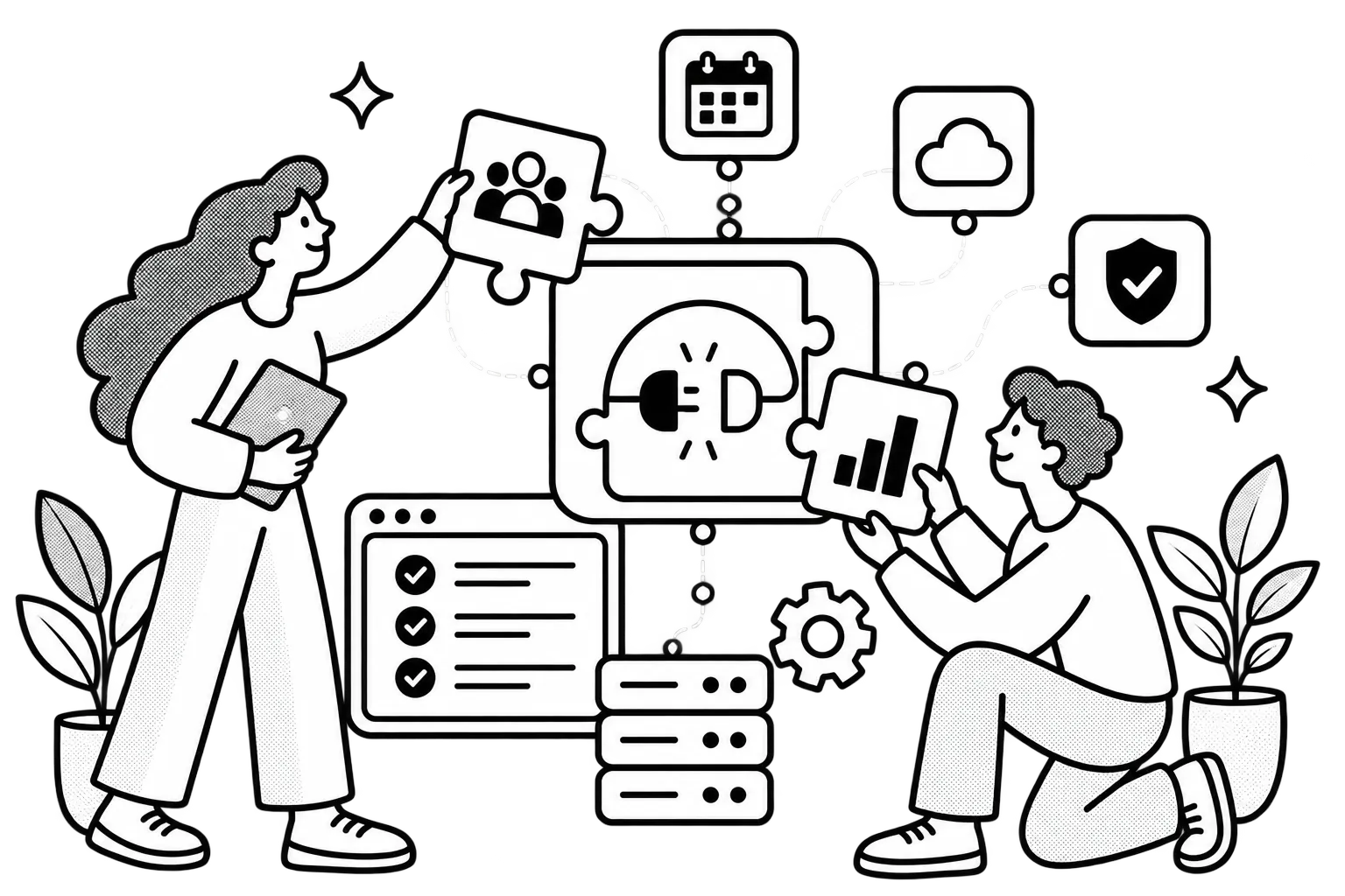 Illustration of privacy-safe HR reporting