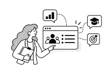 HR reviewing privacy-safe session feedback